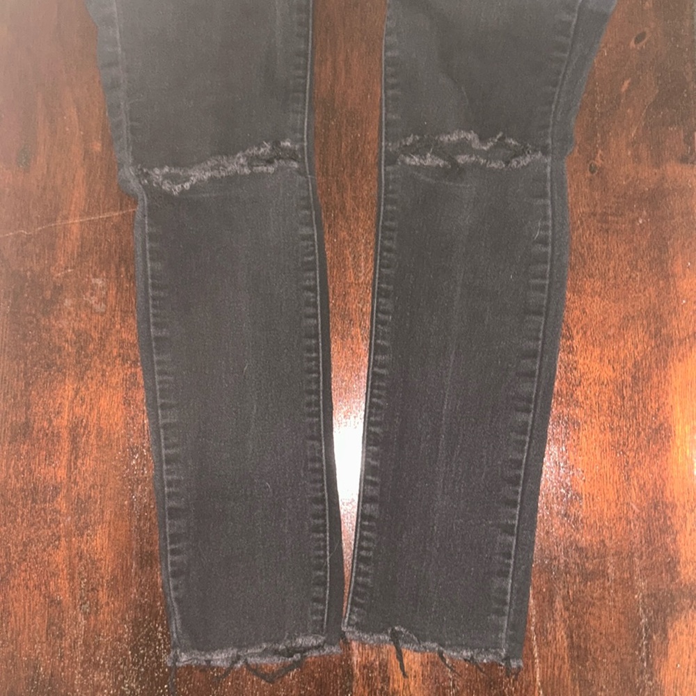 Black Ripped Jeans - Picture 2 of 4